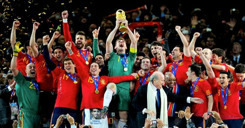 Espanha campeã do mundo Copa Fifa 2010 futebol