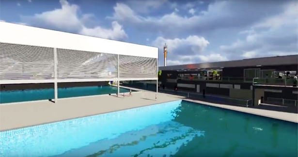 Imagem 3D mostra como ficará a Arena com as três fases concluídas
