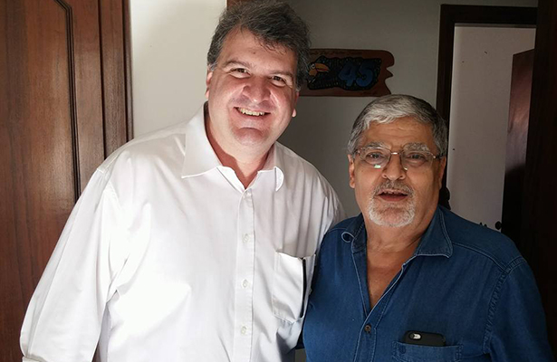O prefeito Gazzetta e o deputado estadual Pedro Tobias: a cidade aguarda